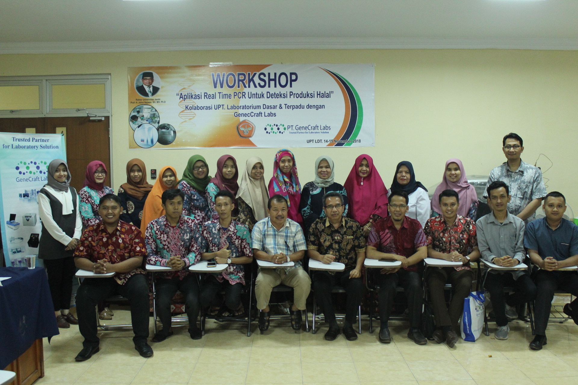 WORKSHOP "APLIKASI REAL TIME PCR UNTUK DETEKSI PRODUK HALAL"