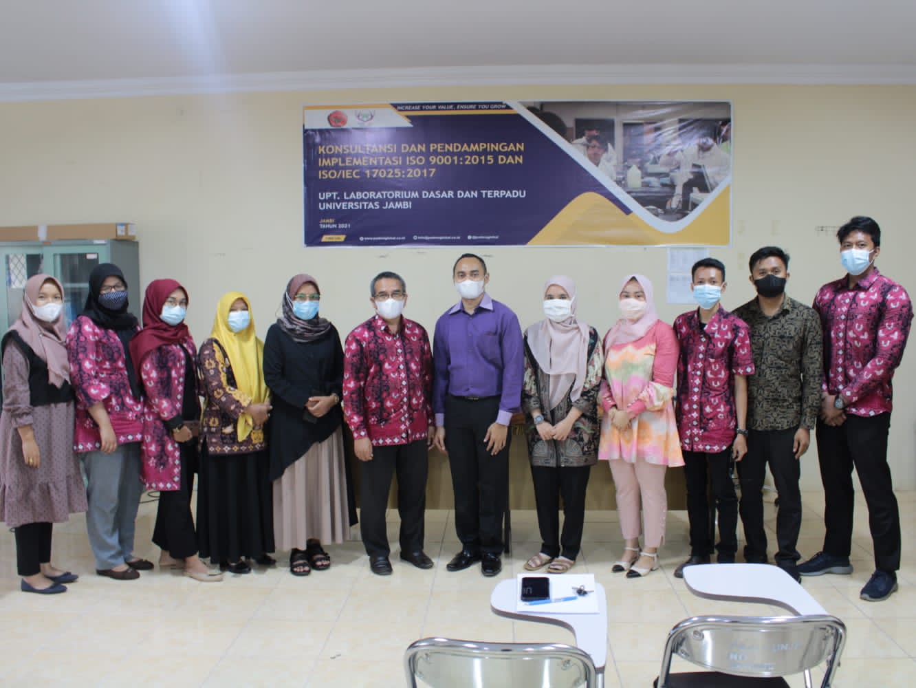 KONSULTASI DAN PENDAMPINGAN IMPLEMENTASI ISO 9001:2015 UPT LABORATORIUM DASAR DAN TERPADU UNIVERSITAS JAMBI