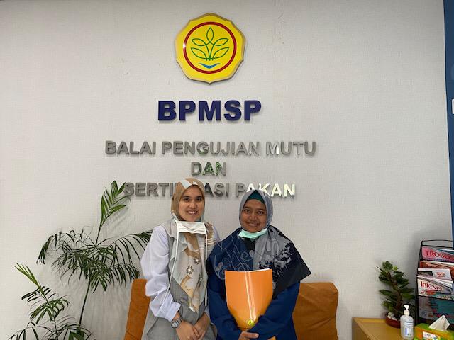KOORDINATOR DEVISI TEKNIS UPTLDT MAGANG DI BALAI PENGUJIAN MUTU DAN SERTIFIKASI PAKAN (BPMSP)