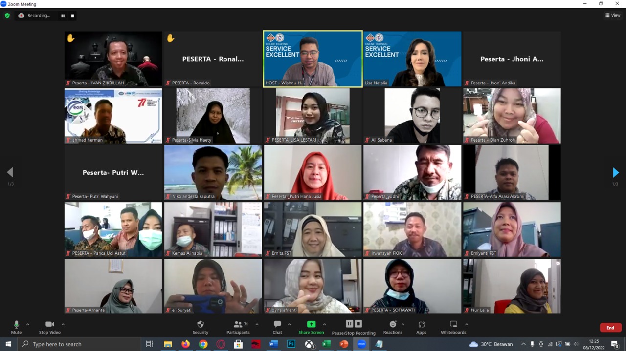 10 Staf UPT LDT mendapatkan Sertifikat Kompetensi Service Excellent BNSP