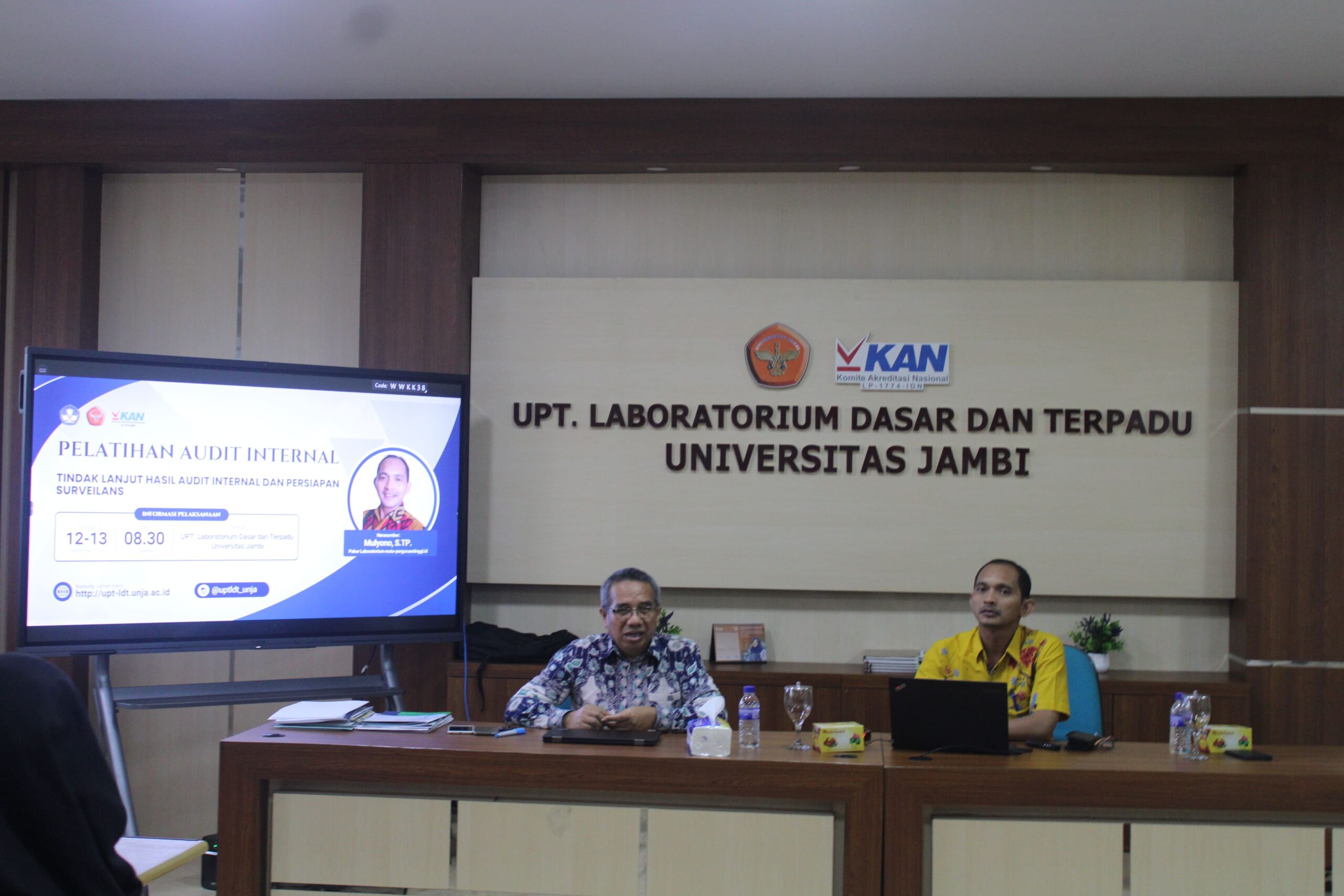 Tingkatkan Kesiapan Asesmen Surveilans, UPT LDT Lakukan Pelatihan Audit Internal